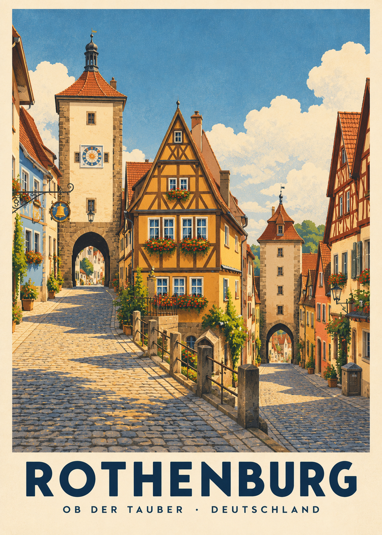 "Rothenburg" Poster