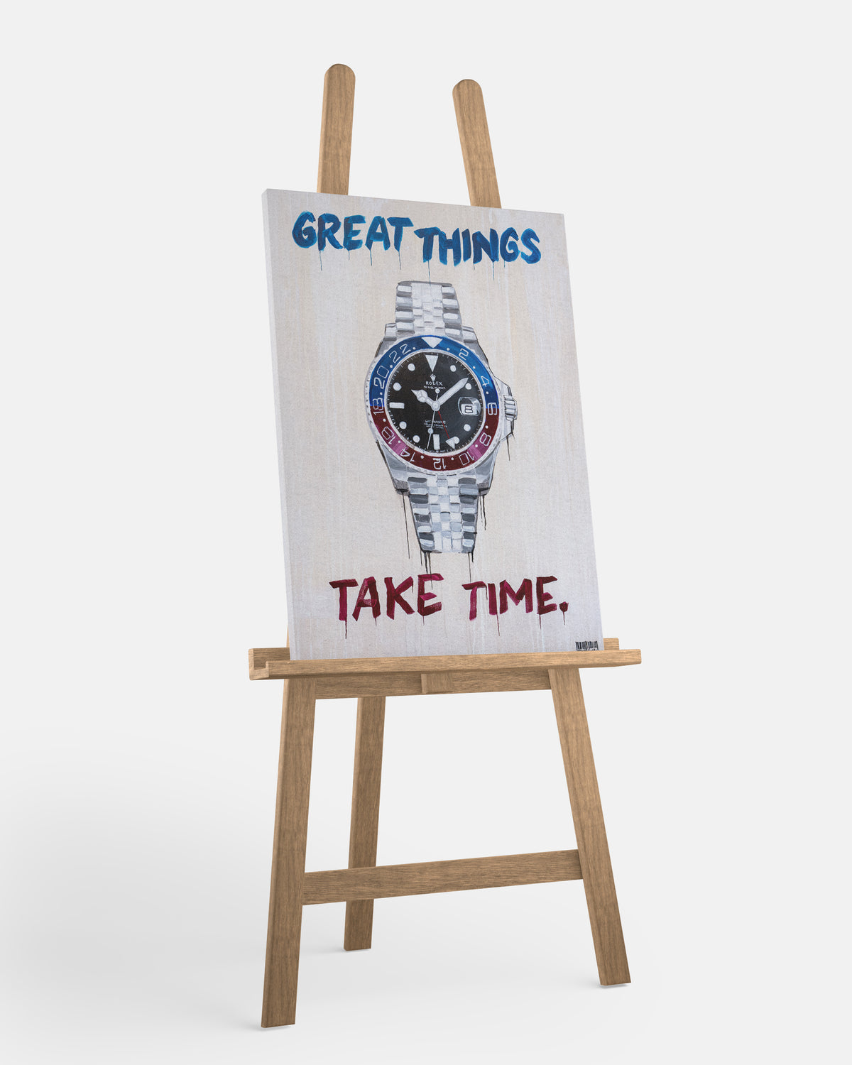 "Great Things, Takes Time" Leinwandbild