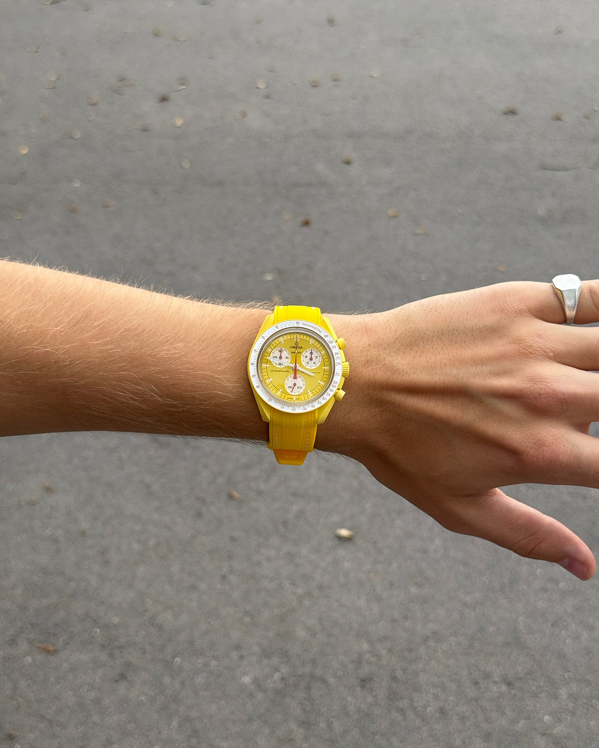 Klockband 2.0 till MoonSwatch – gul, 20 mm