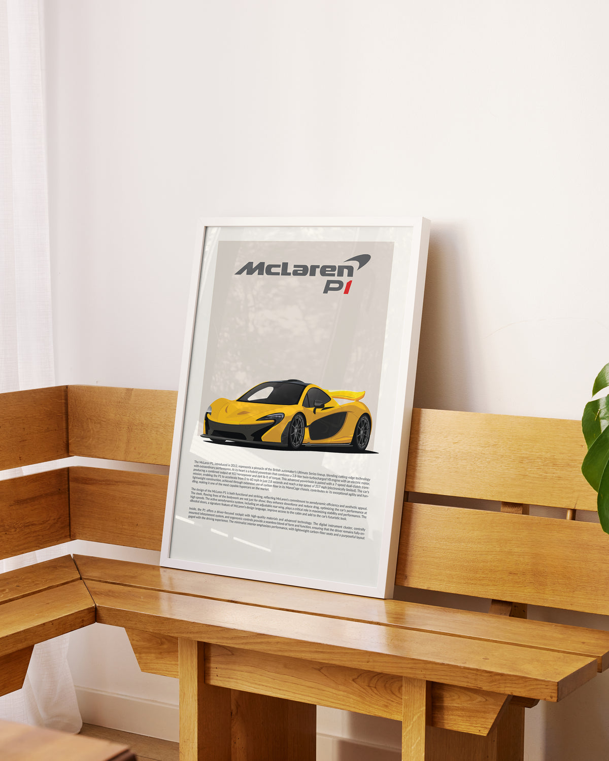 „McLaren P1“-Poster