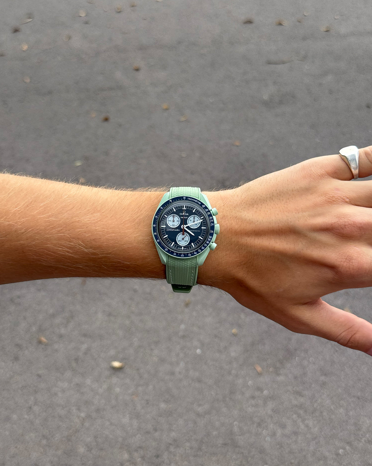 Klockband 2.0 till MoonSwatch – mint, 20 mm