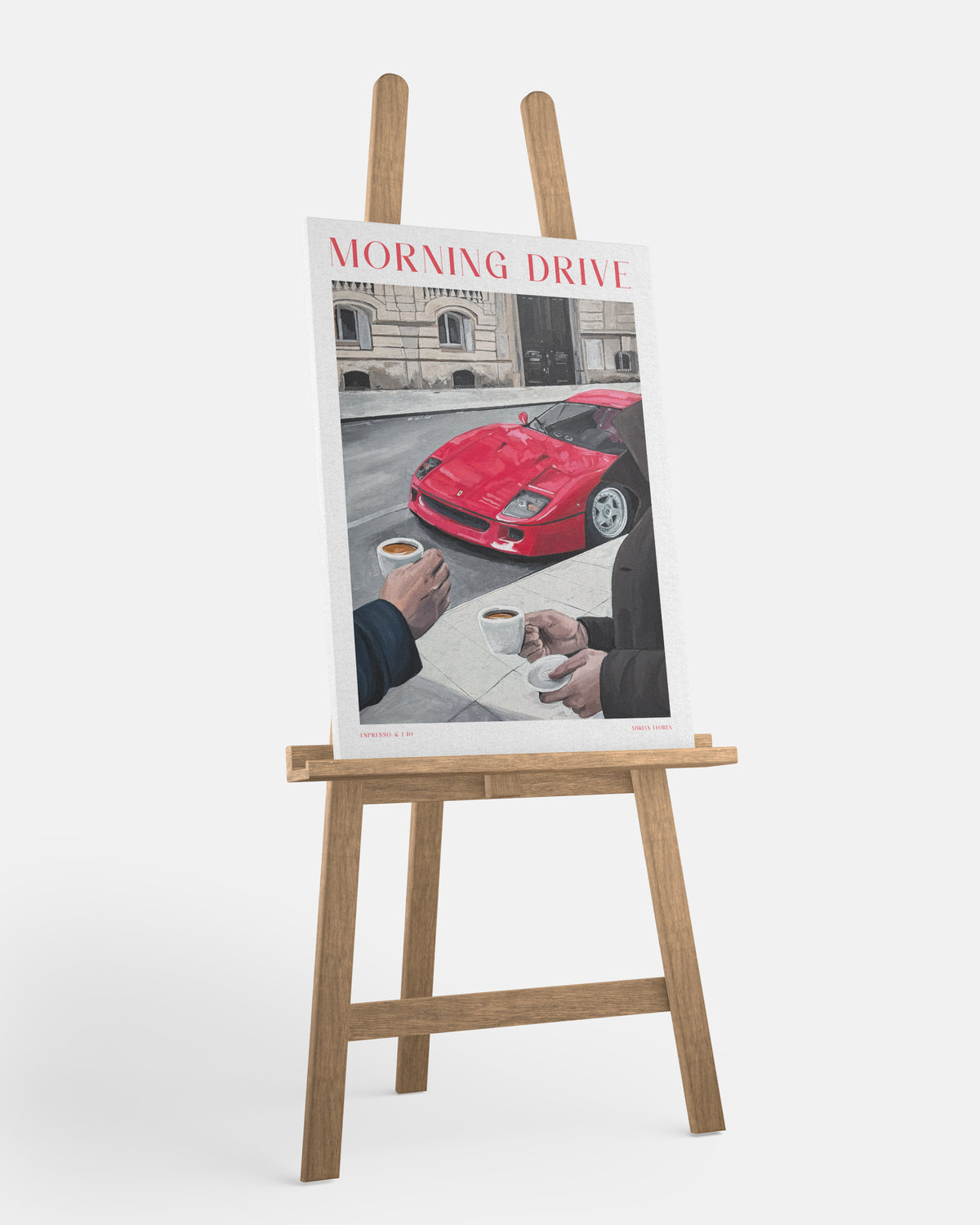 "Morning Drive" Leinwandbild