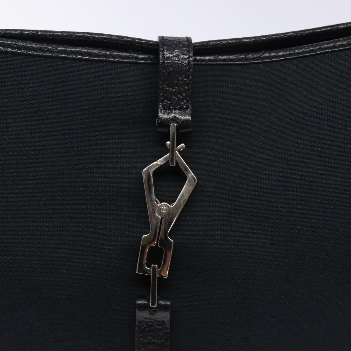 Handtasche Bamboo Jackie Schwarz Silber