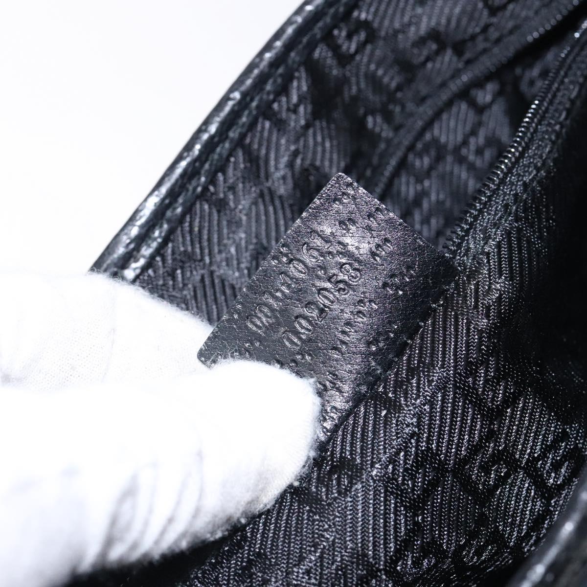 Handtasche Bamboo Jackie Schwarz Silber
