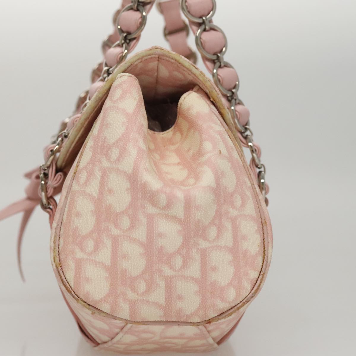 Trotter Canvas Romantic Handtasche PVC Rosa Silber