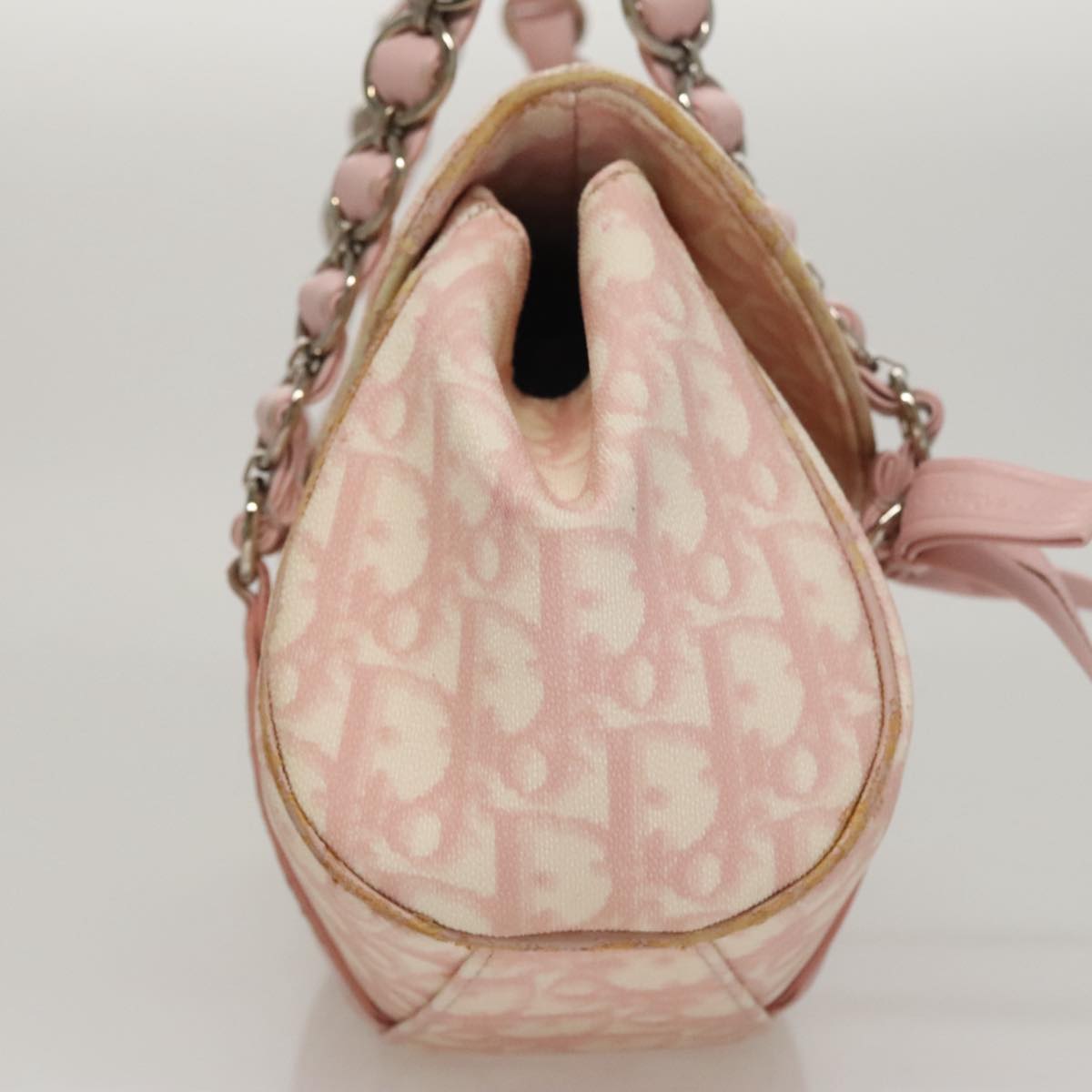 Trotter Canvas Romantic Handtasche PVC Rosa Silber