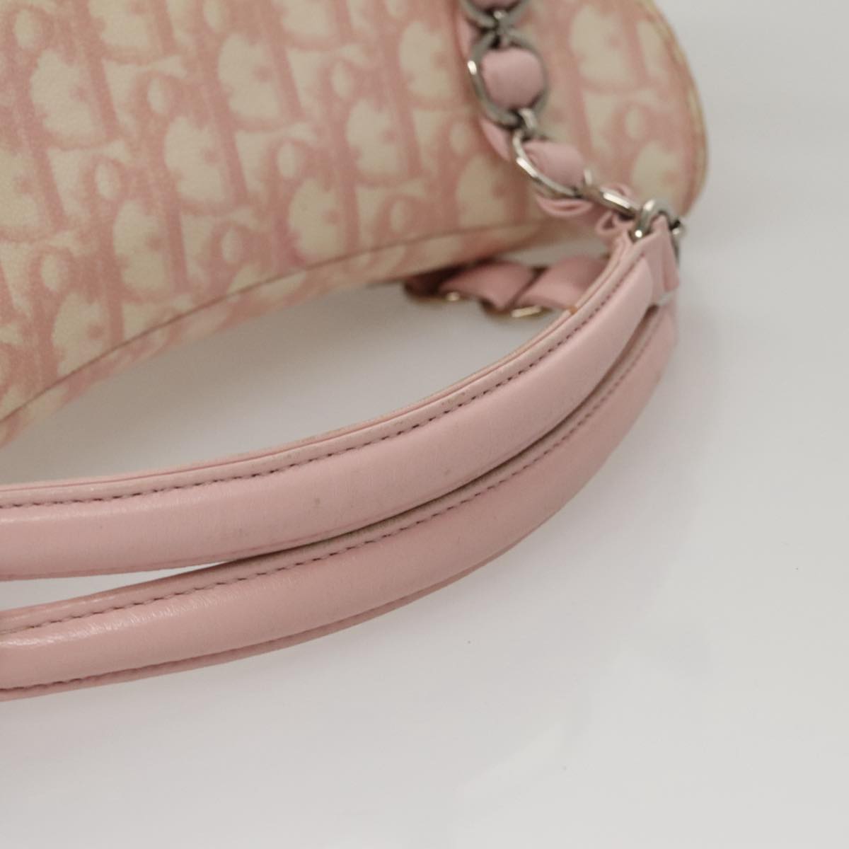 Trotter Canvas Romantic Handtasche PVC Rosa Silber