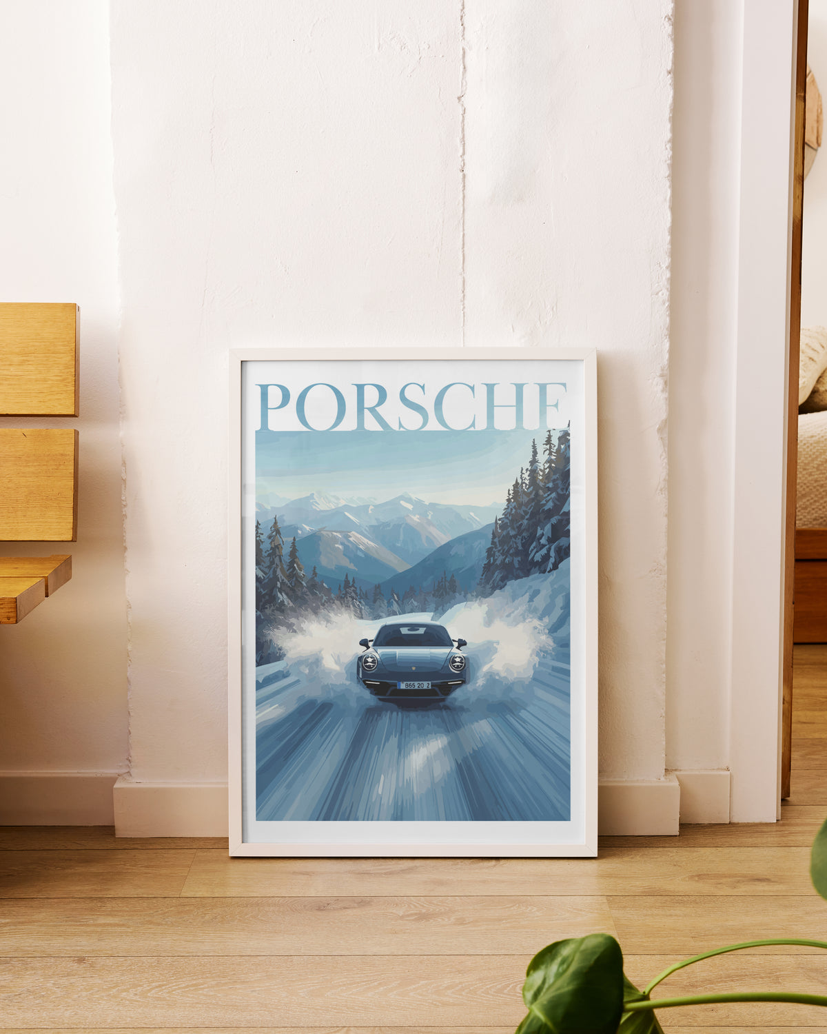 "Winter Porsche No.1" Poster