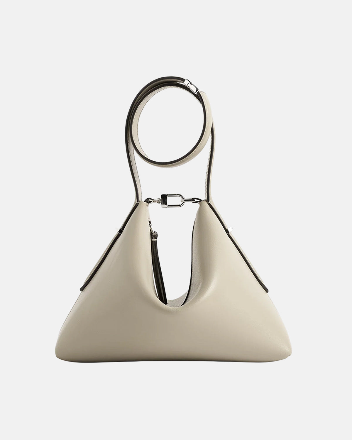 Bevel Leather Wristlet
