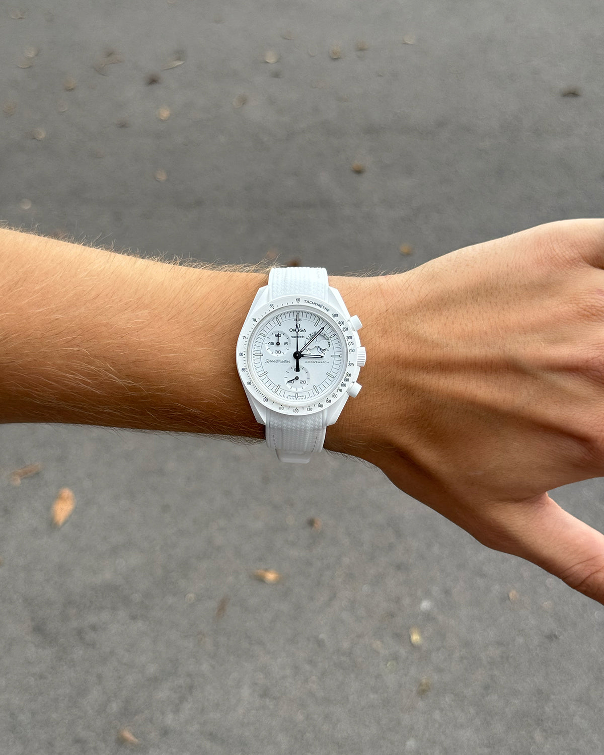 Klockband 2.0 till MoonSwatch – vit, 20 mm