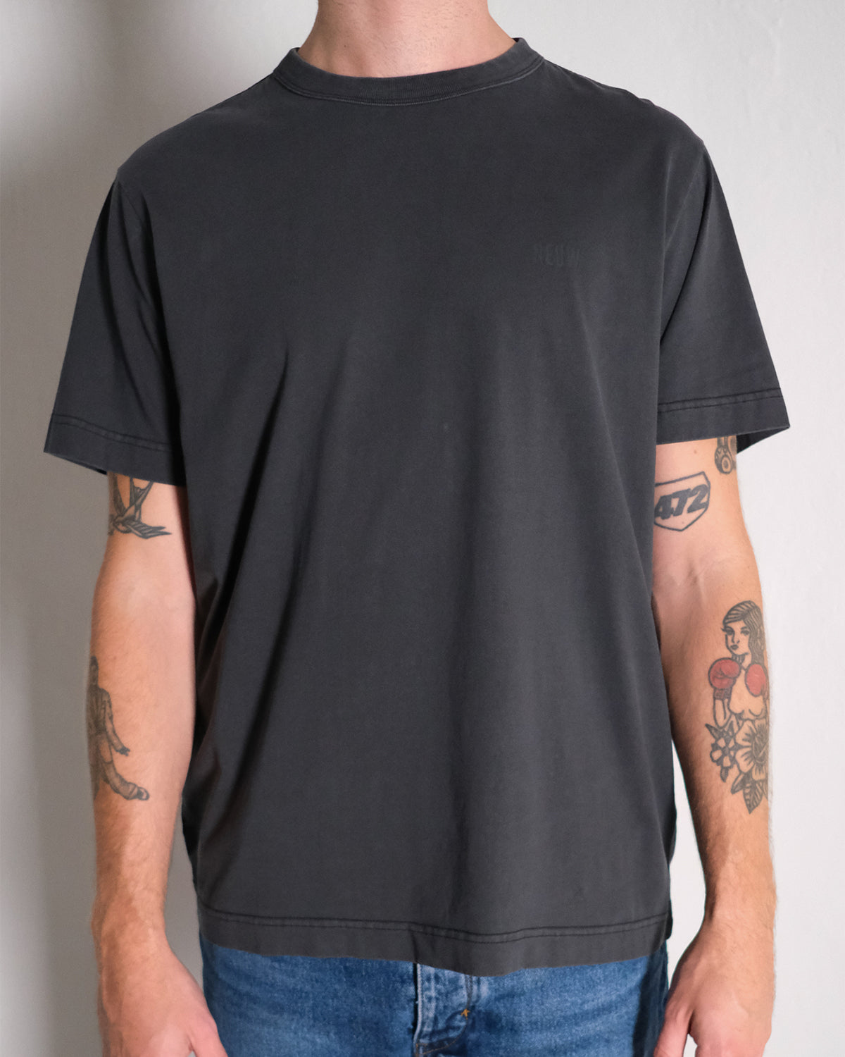 Wordmark-T-Shirt „Washed Black“